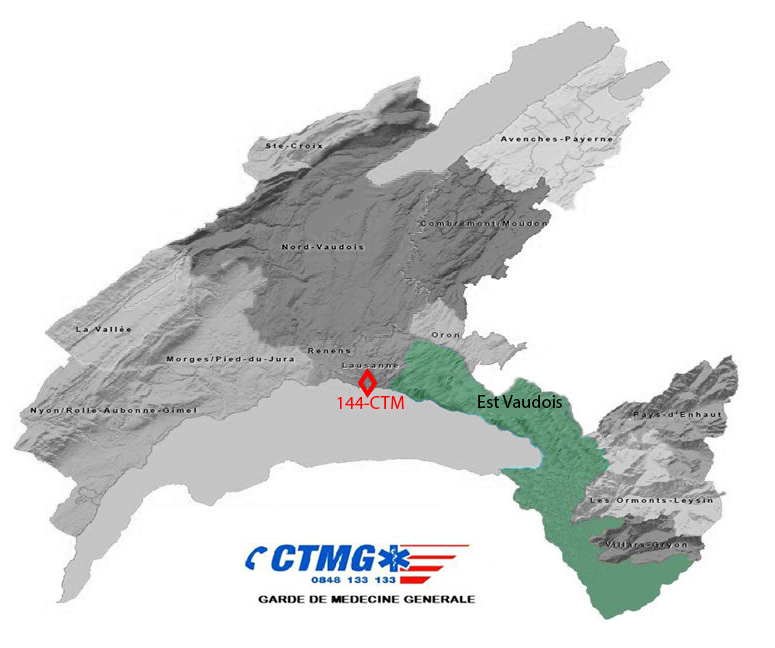Carte de la zone d'intervention